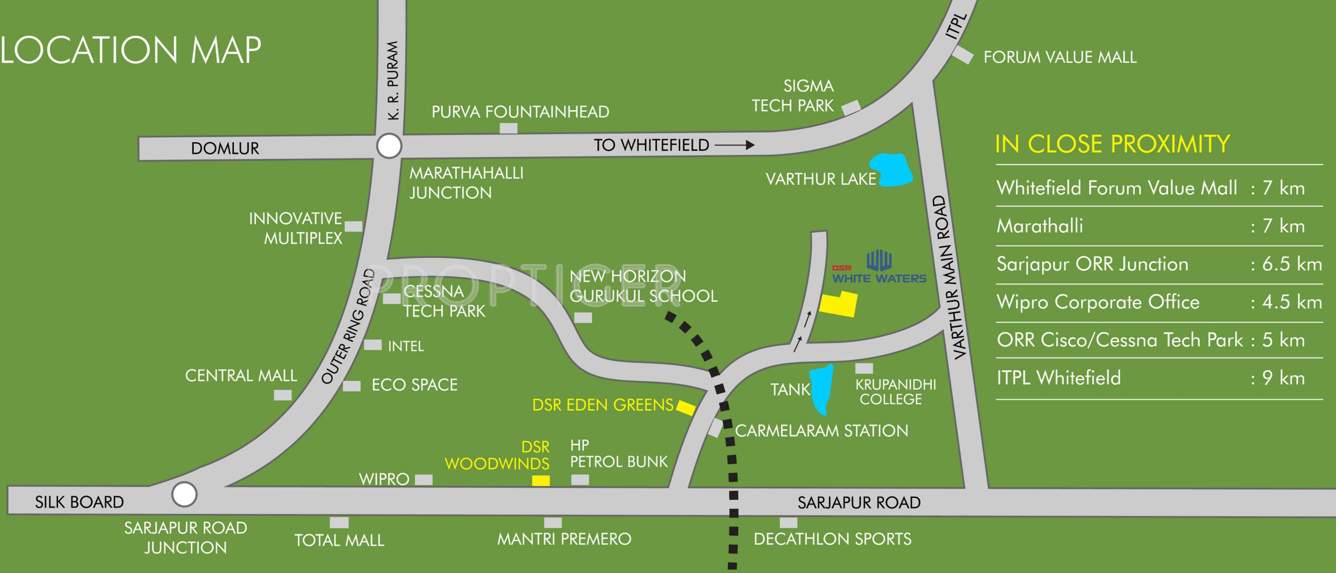  white waters i Images for Location Plan of DSR White Waters I