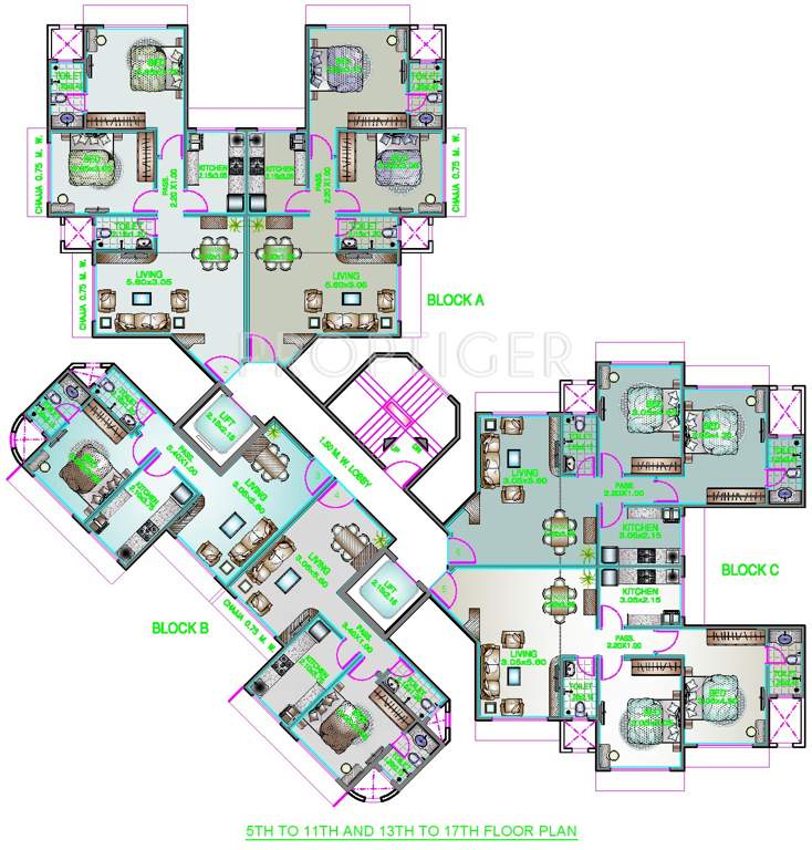  shaan Images for Cluster Plan of Sabari Shaan