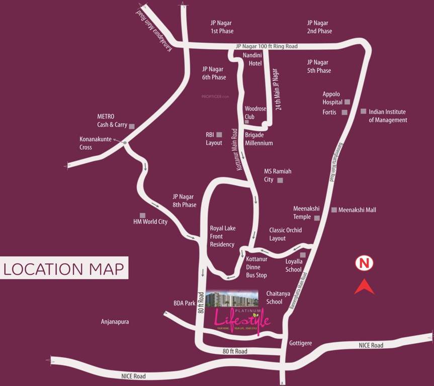platinum lifestyle Images for Location Plan of Sai Platinum Lifestyle