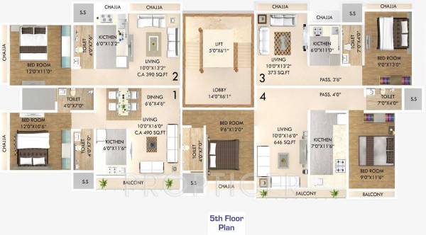 Images for Cluster Plan of Neev Oasis