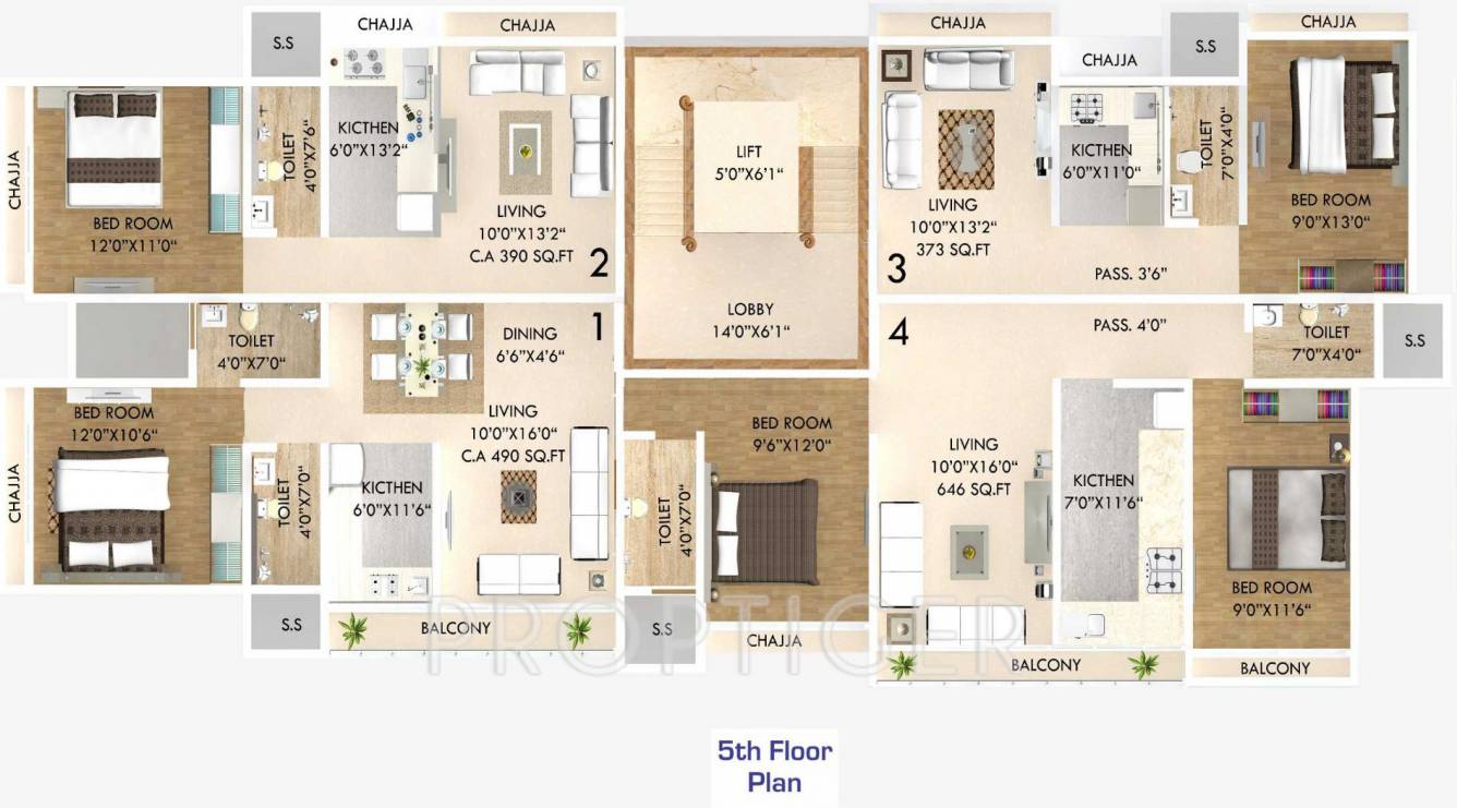 Images for Cluster Plan of Neev Oasis
