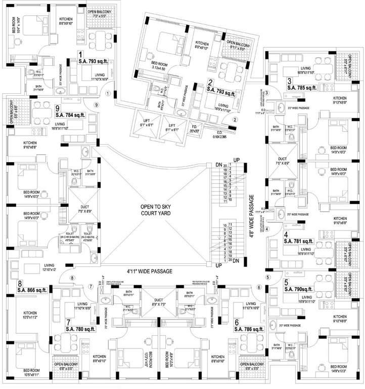 Images for Cluster Plan of Vaastu Ramnagar Housing Society