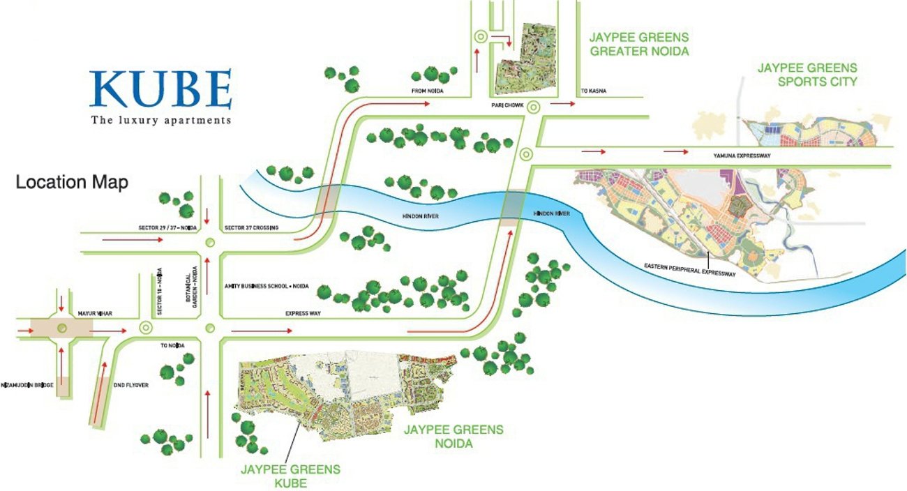  kube Images for Location Plan of Jaypee Kube