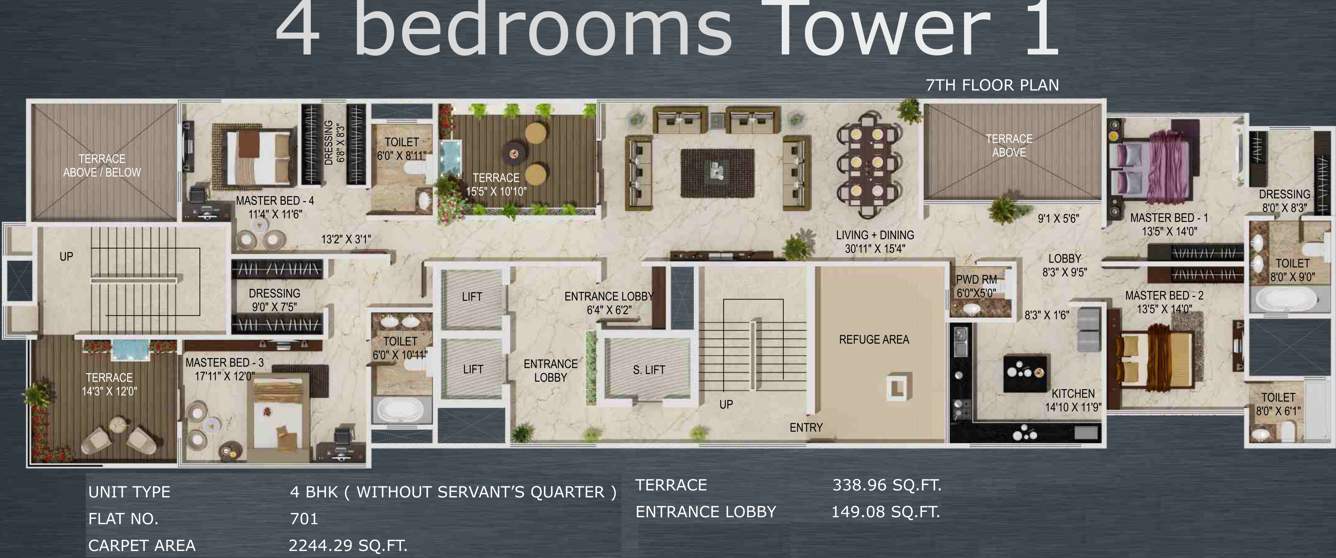  sky one Images for Cluster Plan of Paranjape Sky One