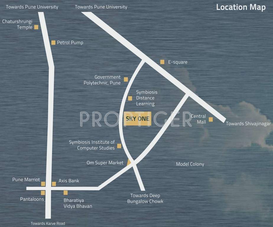  sky one Images for Location Plan of Paranjape Sky One
