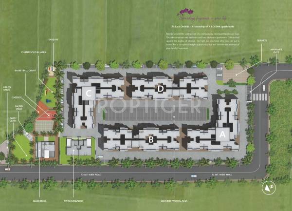  orchids Images for Layout Plan of Sara Orchids