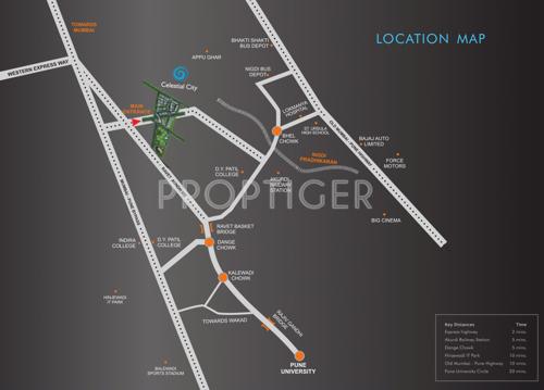  celestial-city Images for Location Plan of Pharande Celestial City