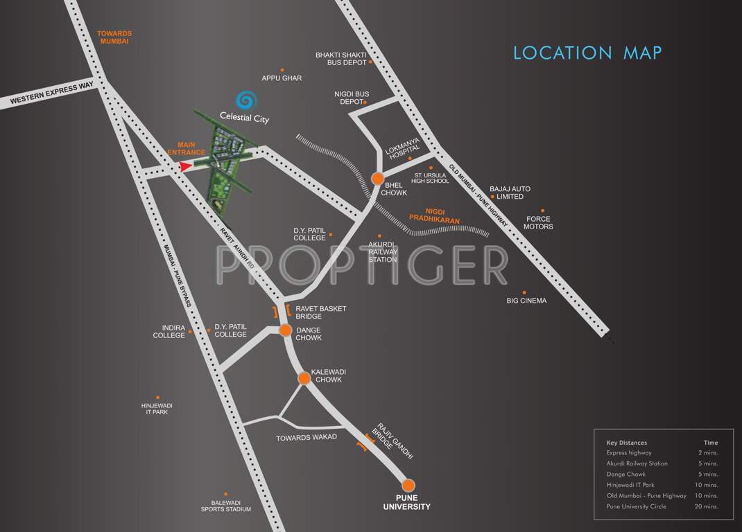  celestial city Images for Location Plan of Pharande Celestial City