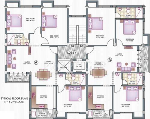 Images for Cluster Plan of Indu Subiksham