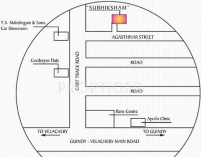 Images for Location Plan of Indu Subiksham