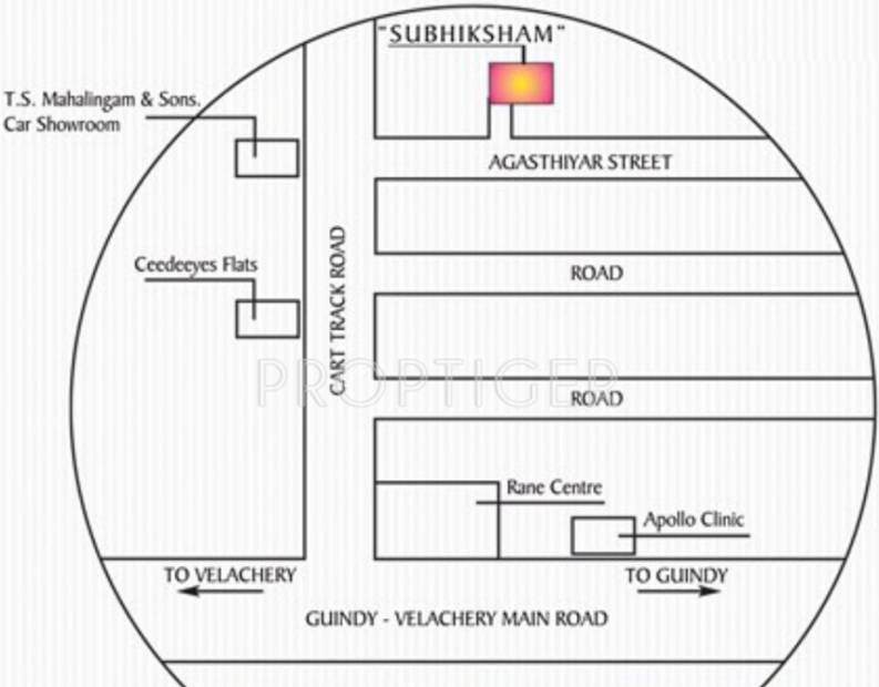 Images for Location Plan of Indu Subiksham