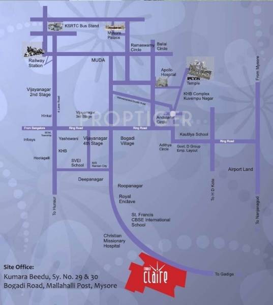 royale-prime-developers claire Location Plan