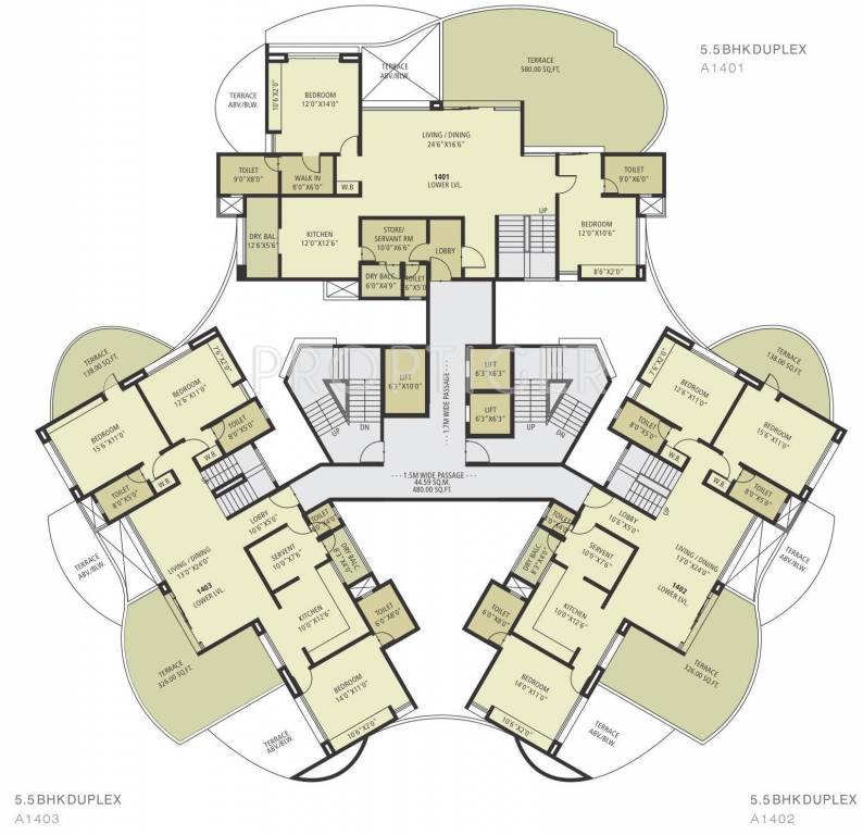 Images for Cluster Plan of Guardian The Palladium