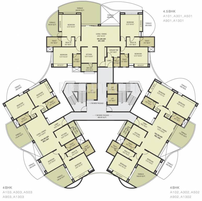 Images for Cluster Plan of Guardian The Palladium