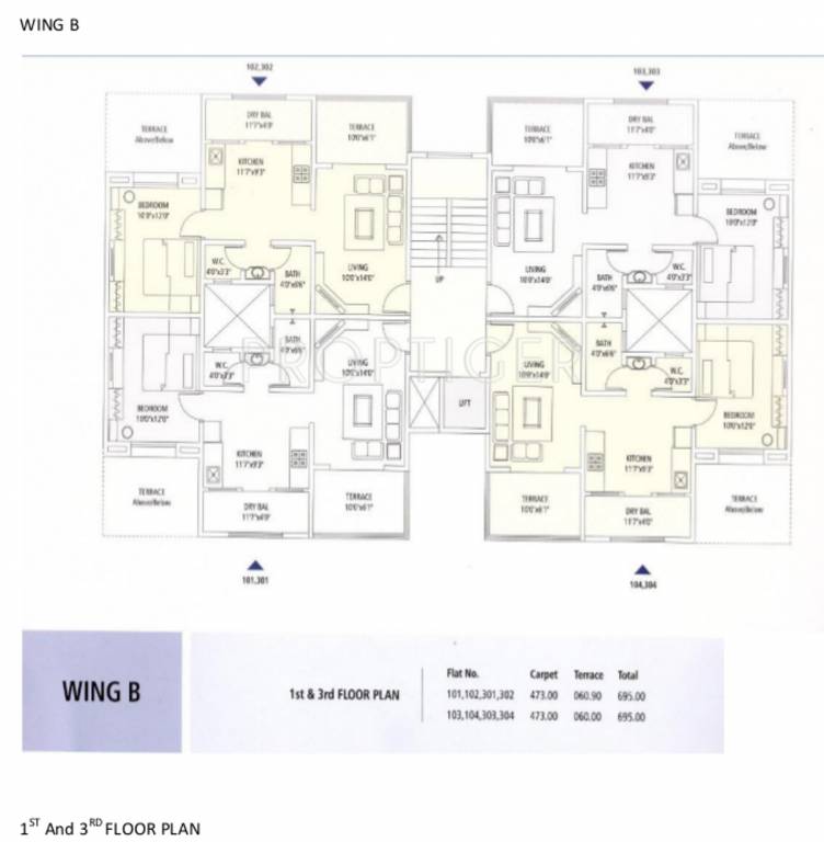 Images for Cluster Plan of Abhinandan Crystal