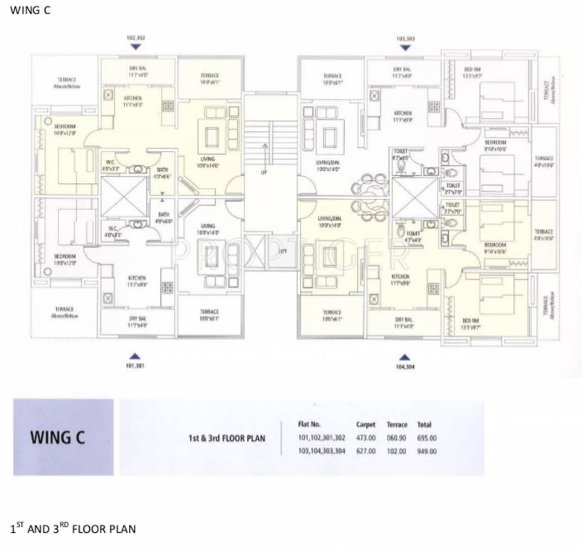 Images for Cluster Plan of Abhinandan Crystal