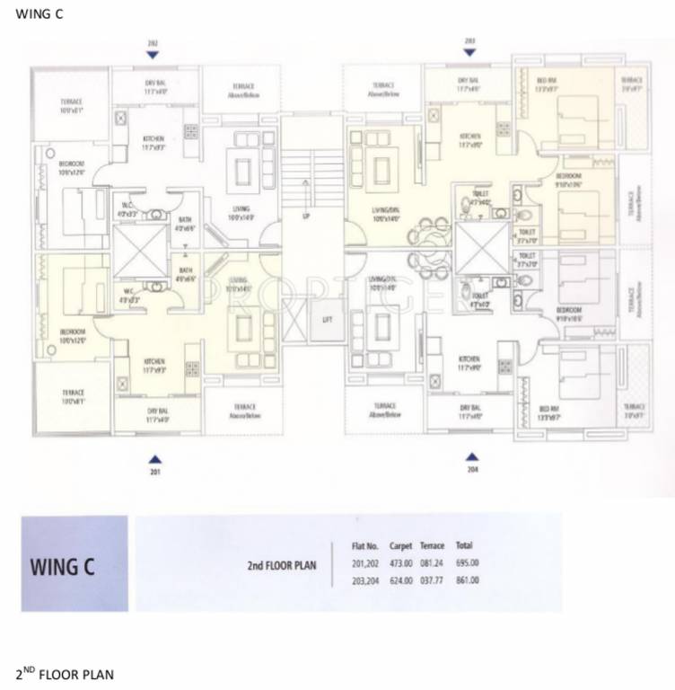 Images for Cluster Plan of Abhinandan Crystal