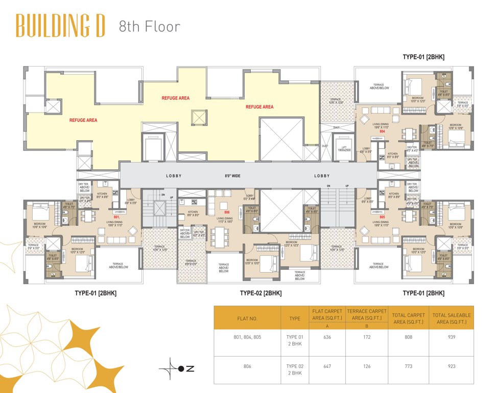  royal entrada Tower C Cluster Plan For 8th Floor