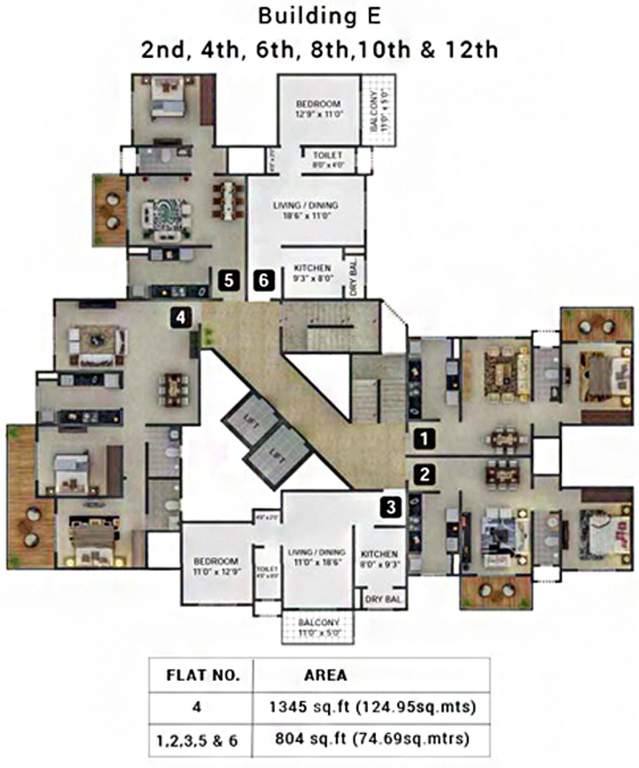 Images for Cluster Plan of Karia Konark Orchid