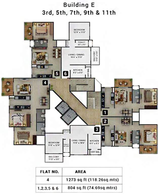 Images for Cluster Plan of Karia Konark Orchid