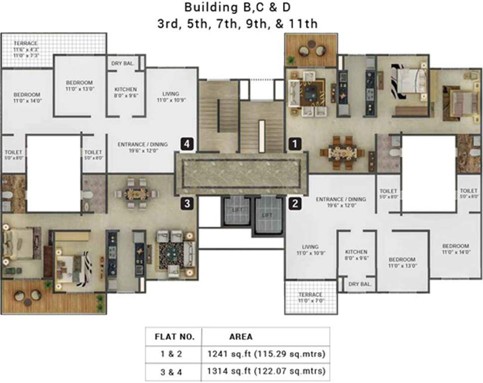 Images for Cluster Plan of Karia Konark Orchid