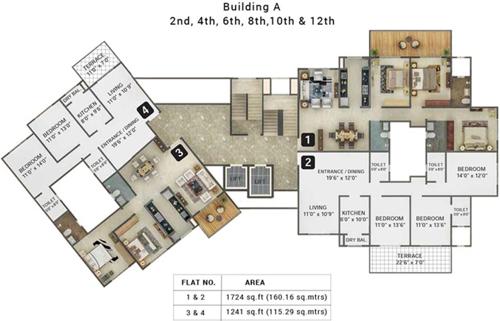 Images for Cluster Plan of Karia Konark Orchid