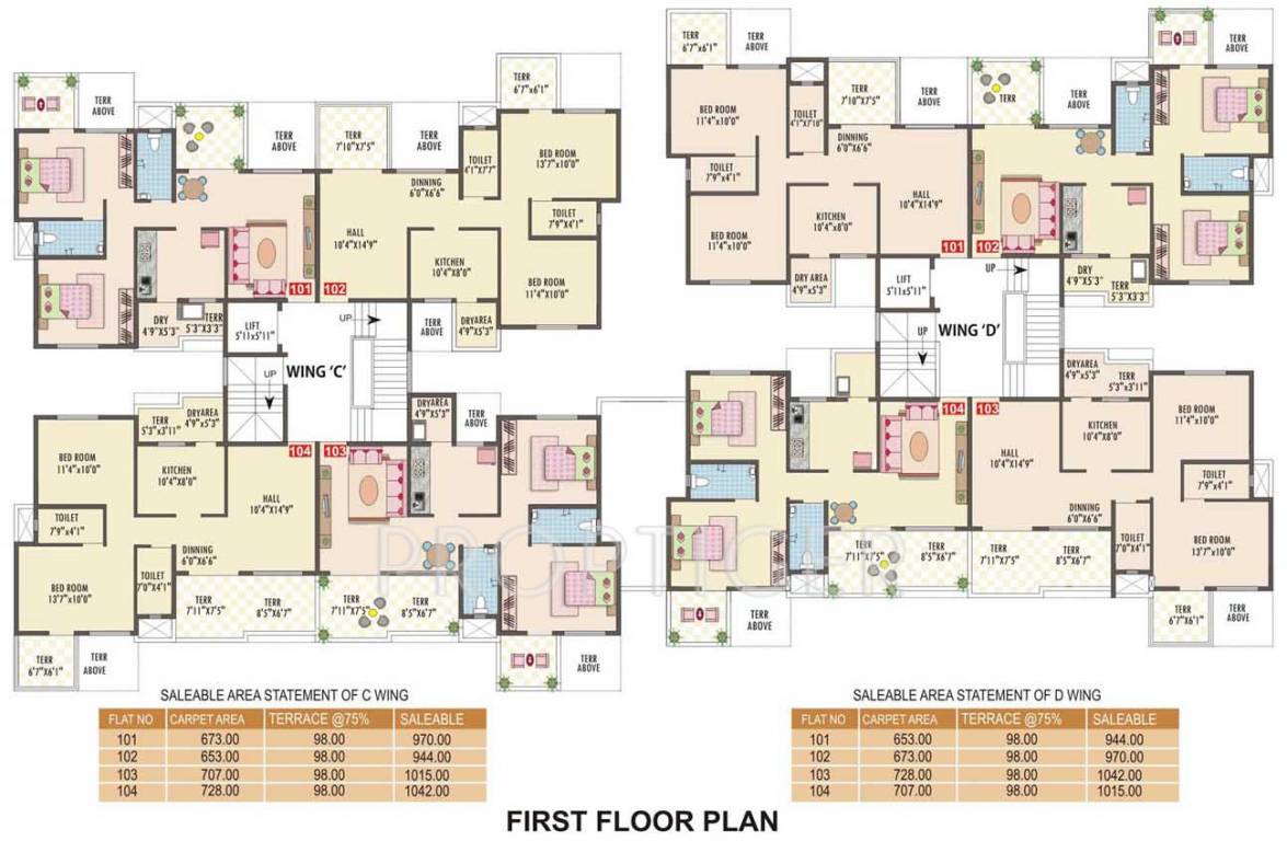  aangan Images for Cluster Plan of Raj Aangan