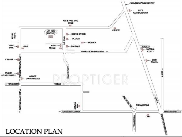 Images for Location Plan of Shreyas Link View Residency