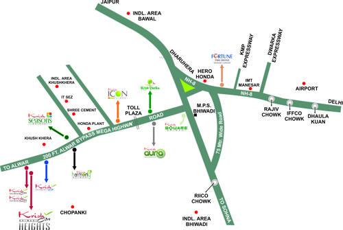  city-heights Images for Location Plan of Krish City Heights