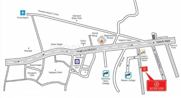  blithe-icon Images for Location Plan of Abhiman Blithe Icon