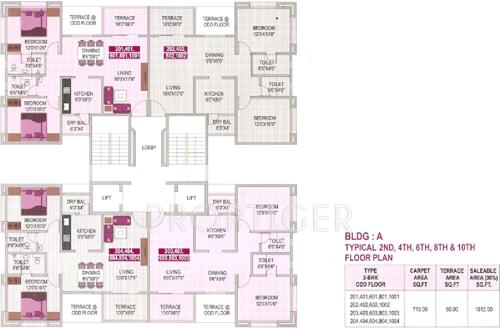 Images for Cluster Plan of Surana Saffron Avenue