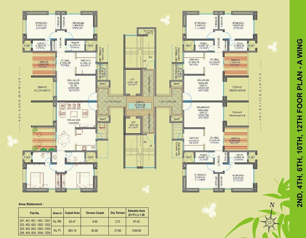  serenity Wing  A Cluster Plan for 2nd Floor