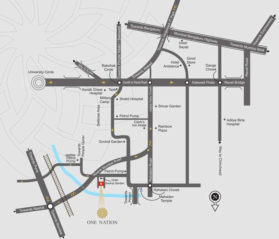  one nation Images for Location Plan of Mittal One Nation