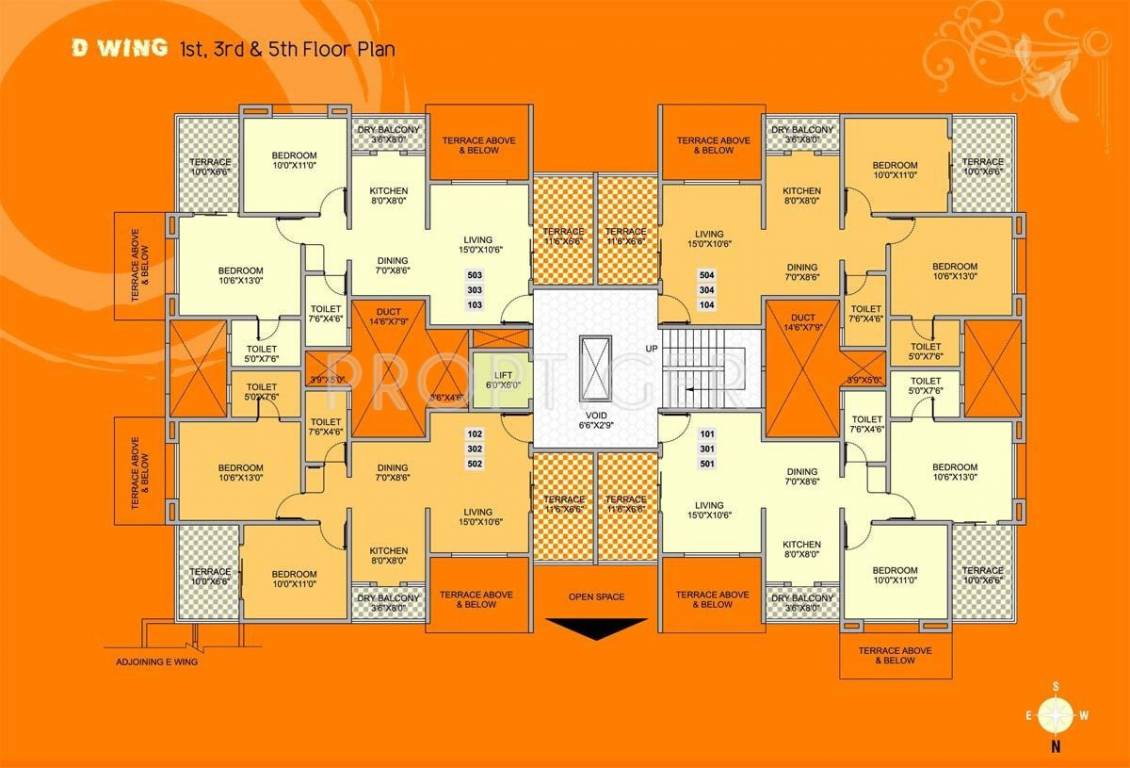 Images for Cluster Plan of GK Developers Dwarka Sun Crest Phase 3