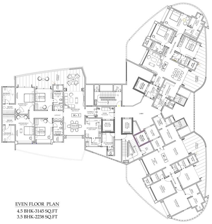  emirus Images for Cluster Plan of Kundan Emirus