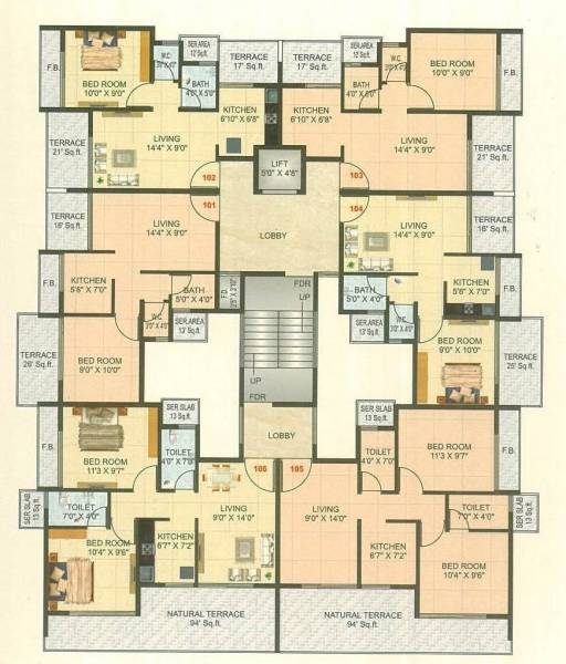 Images for Cluster Plan of Platinum Om Sai Arcade