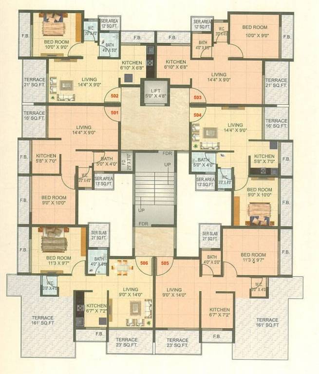 Images for Cluster Plan of Platinum Om Sai Arcade