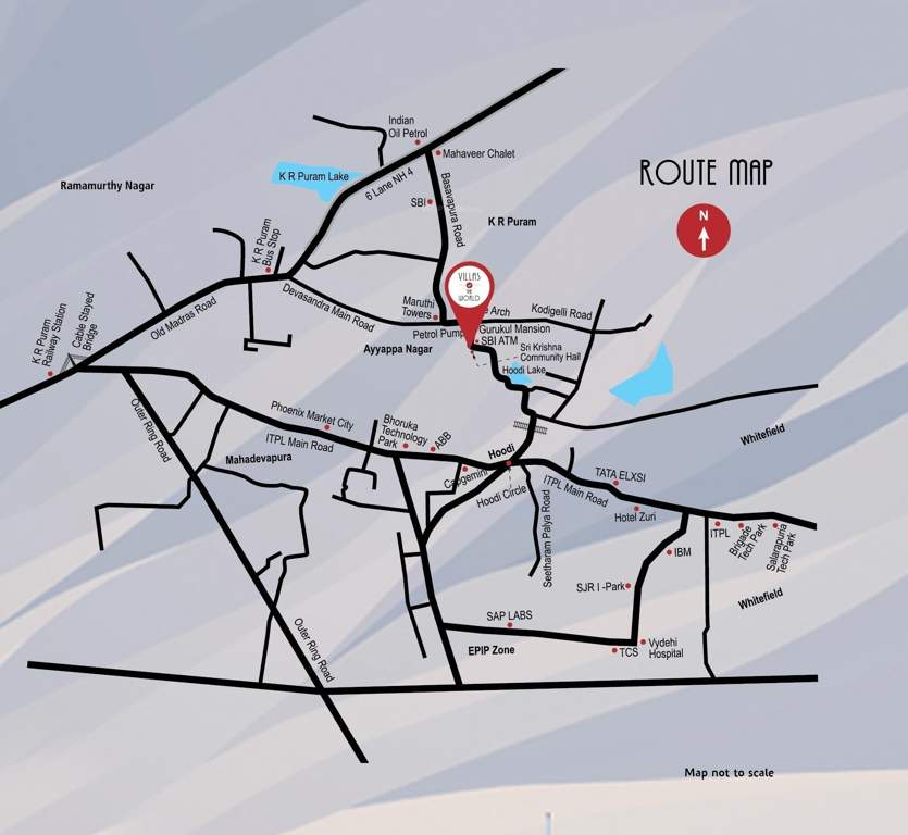 Images for Location Plan of Mahaveer Villas Of The World Plots