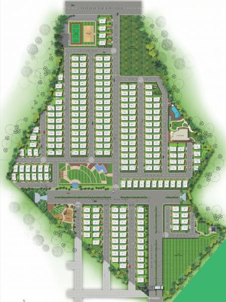 Images for Master Plan of Prajay Virgin County Villas