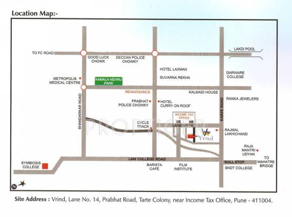 Images for Location Plan of Surana Associates Vrind