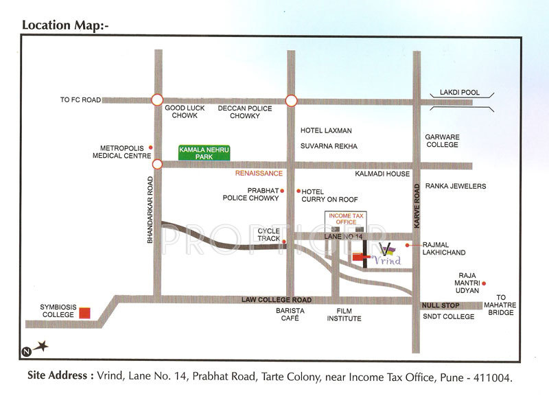 Images for Location Plan of Surana Associates Vrind