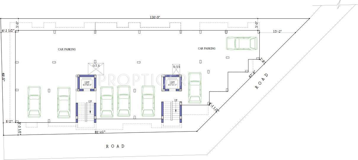 Images for Cluster Plan of Pushkar Gosel Garden