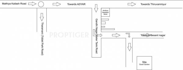 Images for Location Plan of Pushkar Gosel Garden