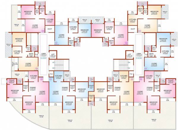 Images for Cluster Plan of Platinum Om Sai Shrushti Images for Cluster Plan of Platinum Om Sai Shrushti