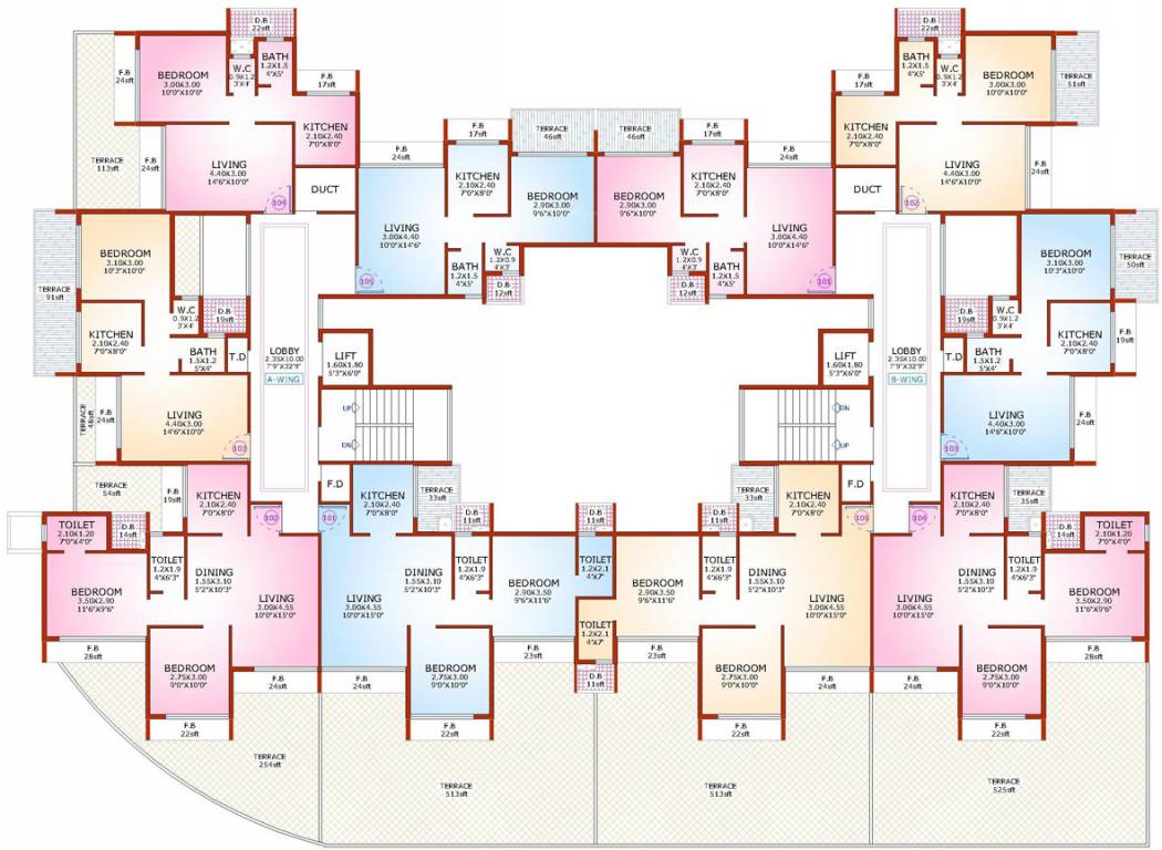 Images for Cluster Plan of Platinum Om Sai Shrushti