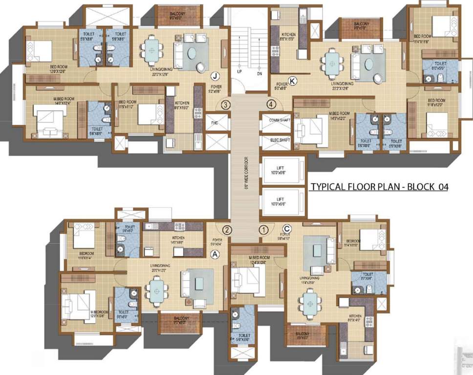 ivy terraces Images for Cluster Plan of Prestige IVY Terraces