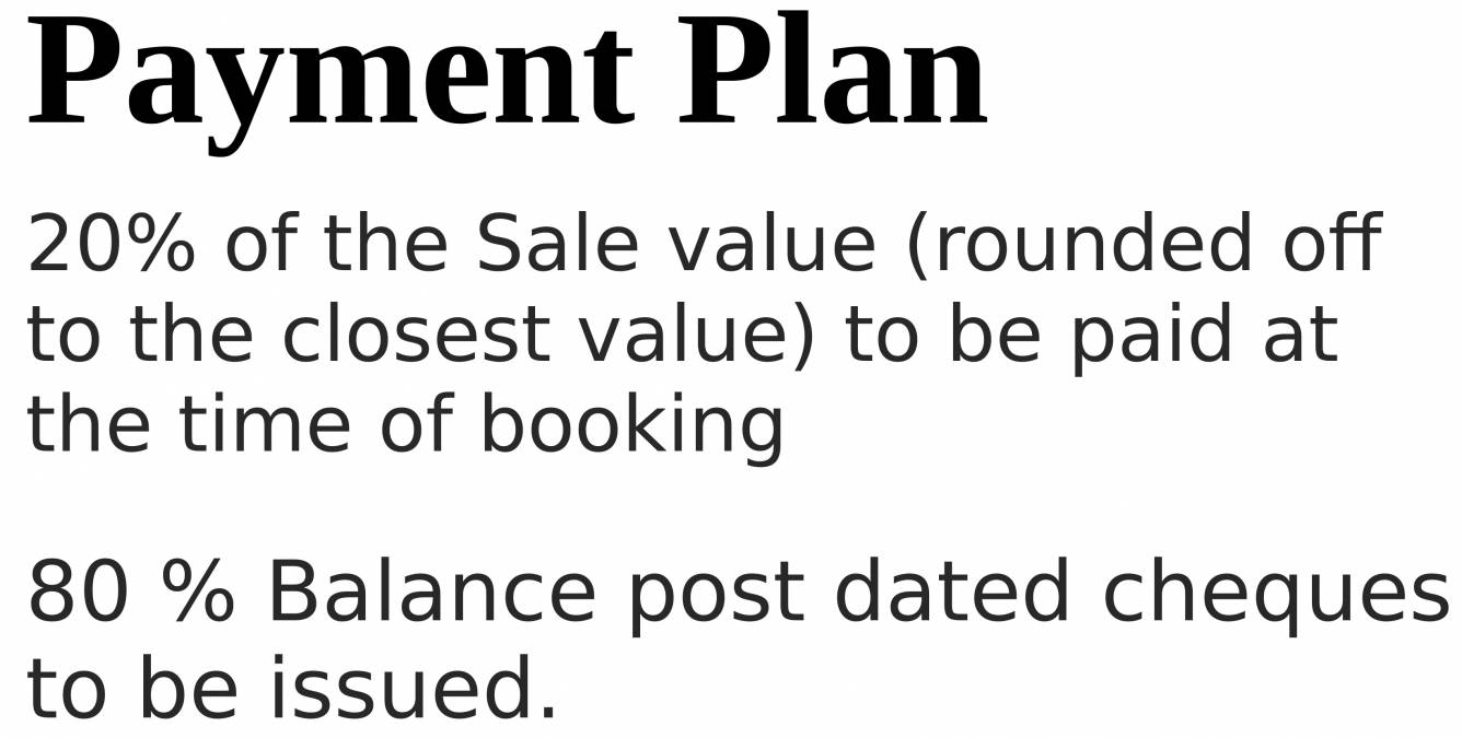 Images for Payment Plan of Prestige IVY Terraces Payment Plan