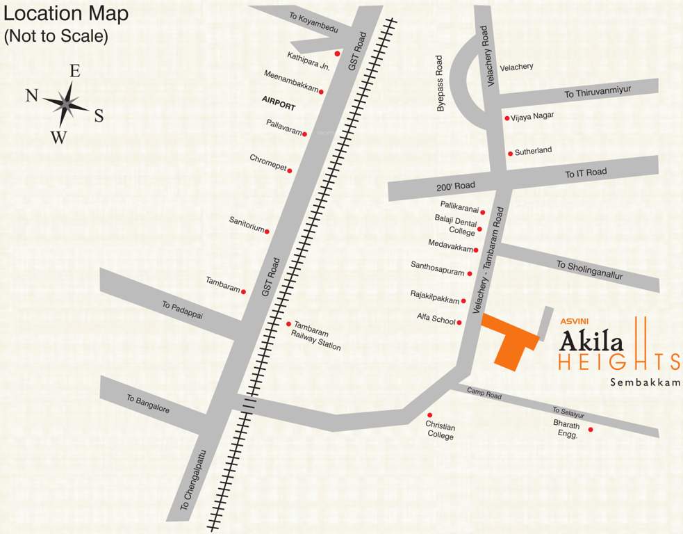  akila heights Images for Location Plan of Asvini Akila Heights
