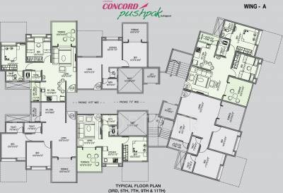 Images for Cluster Plan of Concord Pushpak Images for Cluster Plan of Concord Pushpak