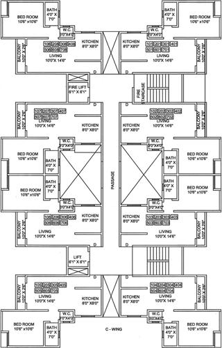 sukhwani-rainforest Images for Cluster Plan of Alcon Sukhwani Rainforest